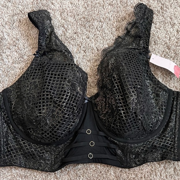 Cacique Balconette  in Black/Gold NWT - Picture 6 of 10